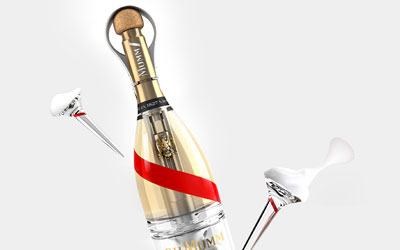 Mumm envoie le Grand Cordon dans l’espace