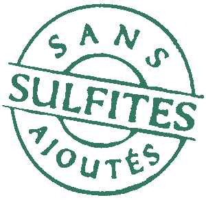 Logo d'une étiquette « Sans sulfite ajouté »