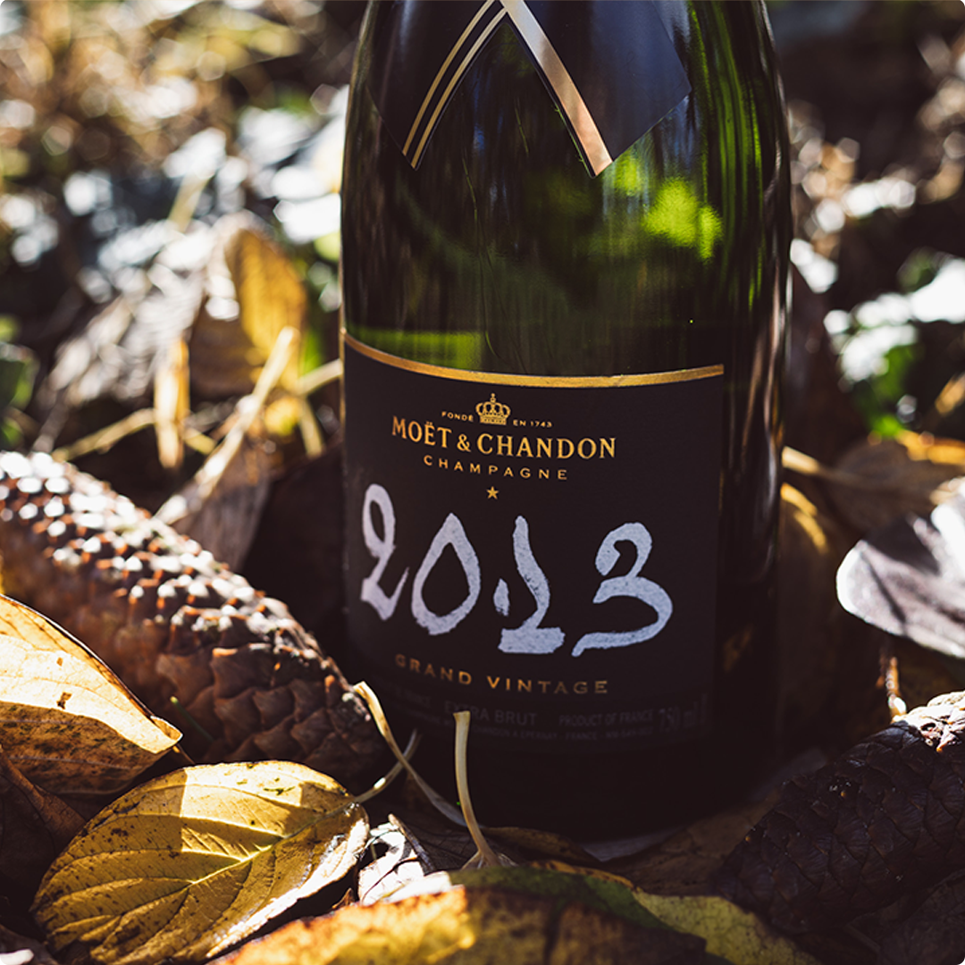 ZOOM_ETIQUETTE_MOET&CHANDON Zoom bouteille Moët & Chandon