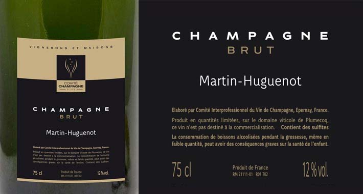 Comment lire et décrypter une étiquette de champagne ? Classification et signification