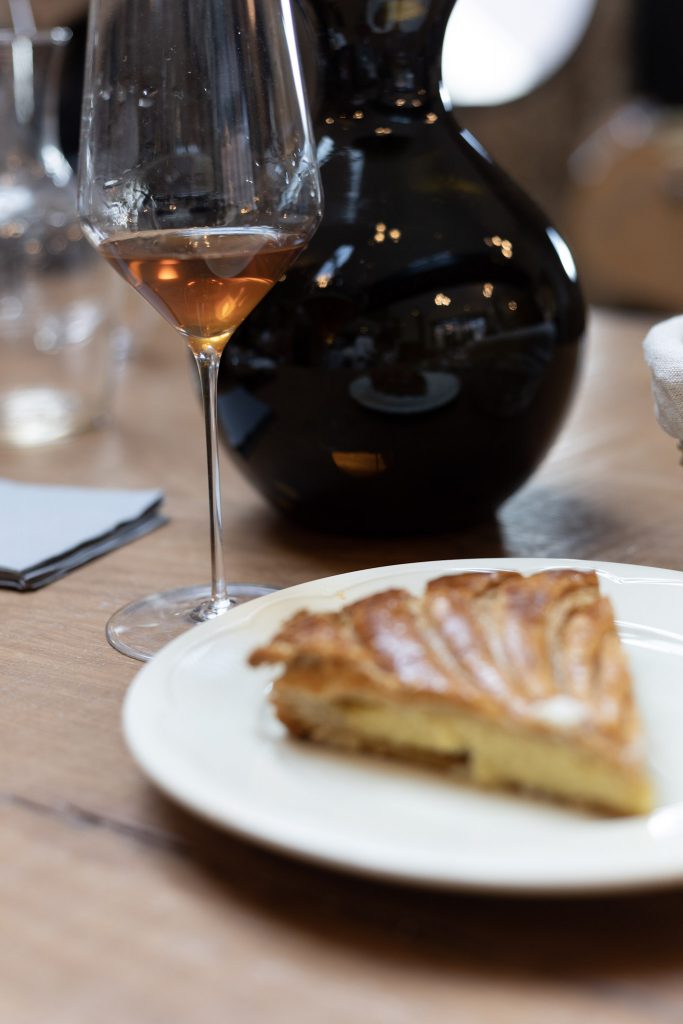 galette des rois et champagne blanc de noir