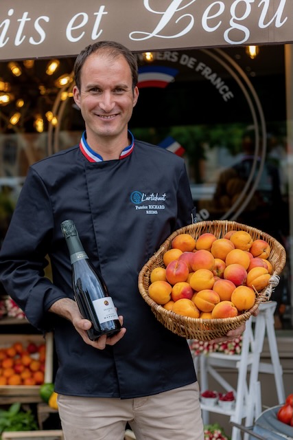 Patrice Richard, Meilleur Ouvrier de France Primeur a imaginé un accord avec la cuvée Shaman du domaine Marguet